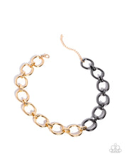Load image into Gallery viewer, Mismatched Minuet - Gold Necklace

