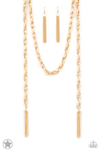 Load image into Gallery viewer, Paparazzi Accessories: SCARFed for Attention - Gold Necklace
