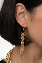 Load image into Gallery viewer, Paparazzi Accessories: SCARFed for Attention - Gold Necklace
