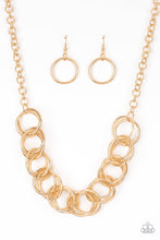 Load image into Gallery viewer, Paparazzi Accessories: Heavy Metal Hero - Gold Necklace
