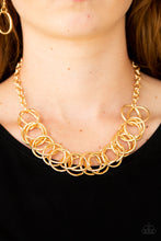 Load image into Gallery viewer, Paparazzi Accessories: Heavy Metal Hero - Gold Necklace
