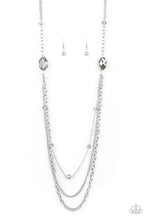 Load image into Gallery viewer, Paparazzi Accessories Dare to Dazzle - Silver Necklace
