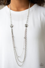Load image into Gallery viewer, Paparazzi Accessories Dare to Dazzle - Silver Necklace
