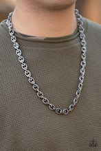Load image into Gallery viewer, Paparazzi Accessories: Grit and Gridiron - Black Necklace
