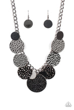 Load image into Gallery viewer, Paparazzi Accessories: Industrial Grade Glamour - Black Necklace
