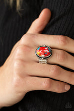 Load image into Gallery viewer, Paparazzi Accessories: Terrifically Terrazzo - Red Ring
