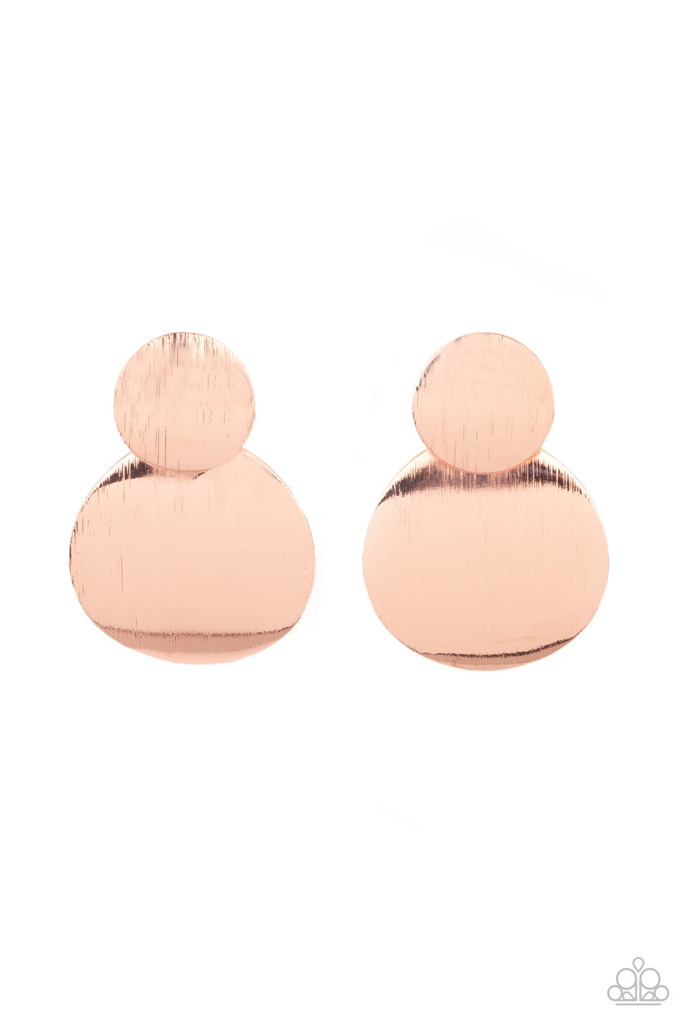 Paparazzi Accessories:Here Today, GONG Tomorrow - Copper Earrings