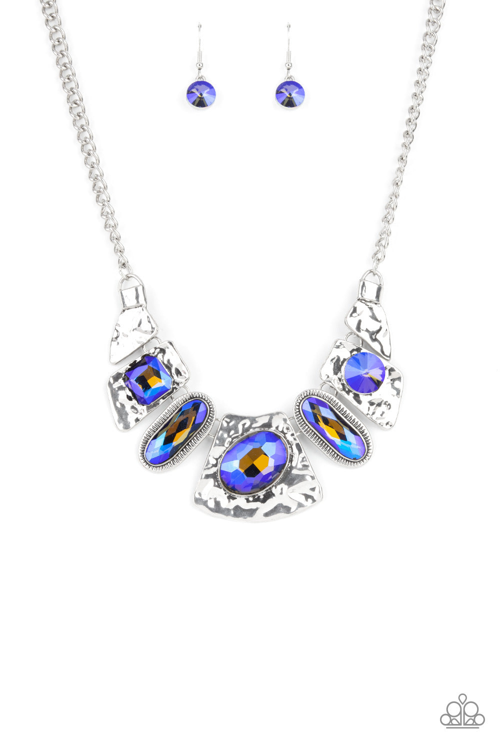 Paparazzi Accessories Futuristic Fashionista - Blue Necklace