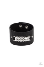 Load image into Gallery viewer, Paparazzi Accessories: Runway Rebellion - Black Bracelet
