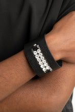 Load image into Gallery viewer, Paparazzi Accessories: Runway Rebellion - Black Bracelet
