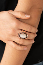 Load image into Gallery viewer, Paparazzi Accessories Can You SEER What I SEER - Copper Ring
