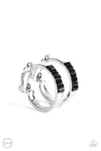 Load image into Gallery viewer, Paparazzi Accessories: Ready, Steady, GLOW - Black Clip-On Earring
