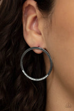 Load image into Gallery viewer, Paparazzi Accessories Spot On Opulence - Black Earring
