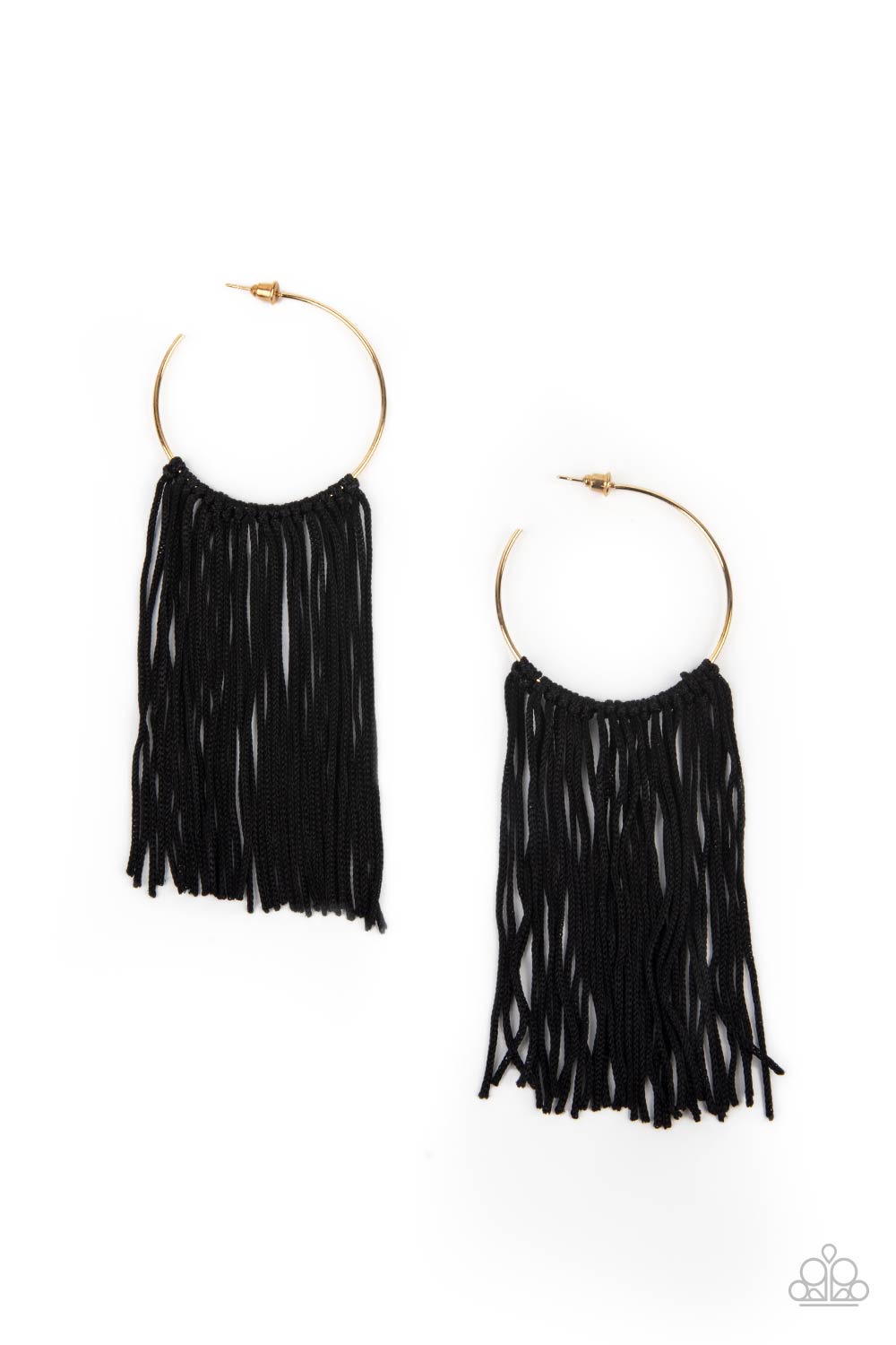Paparazzi Accessories: Flauntable Fringe - Gold Earrings