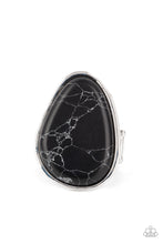 Load image into Gallery viewer, Paparazzi Accessories Marble Mecca - Black Ring
