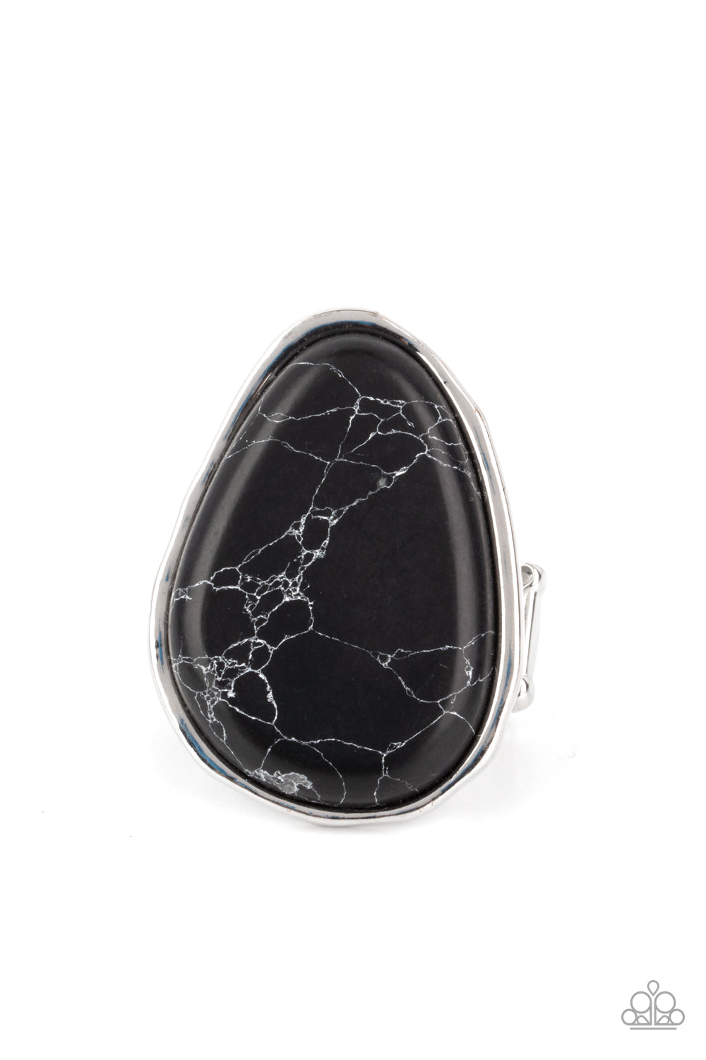 Paparazzi Accessories Marble Mecca - Black Ring