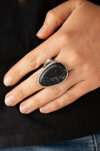 Load image into Gallery viewer, Paparazzi Accessories Marble Mecca - Black Ring
