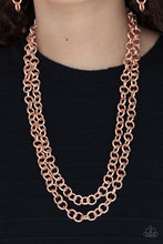 Load image into Gallery viewer, Paparazzi Accessories: Grunge Goals - Copper Necklace
