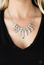 Load image into Gallery viewer, Paparazzi Accessories Dangerous Dazzle - White Necklace
