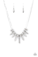 Load image into Gallery viewer, Paparazzi Accessories Dangerous Dazzle - White Necklace
