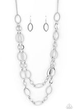 Load image into Gallery viewer, Paparazzi Accesories: The OVAL-achiever - Silver Necklace
