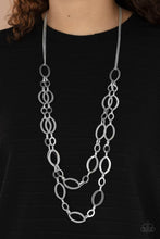 Load image into Gallery viewer, Paparazzi Accesories: The OVAL-achiever - Silver Necklace
