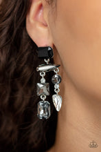 Load image into Gallery viewer, Paparazzi Accessories Hazard Pay - Silver Earring

