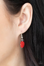 Load image into Gallery viewer, Paparazzi Accessories Light-Scattering Luminosity - Red Necklace
