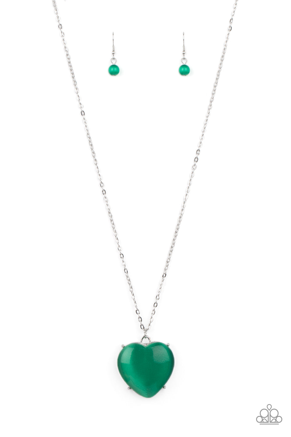 Paparazzi Accessories Warmhearted Glow - Green Necklace