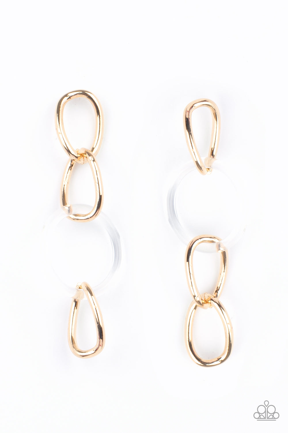 Paparazzi Accessories Talk In Circles - Gold Earring