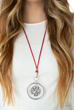Load image into Gallery viewer, Paparazzi Accessories: CORD-inated Effort - Red Necklace
