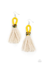 Load image into Gallery viewer, Paparazzi Accessories The Dustup - Yellow Earring
