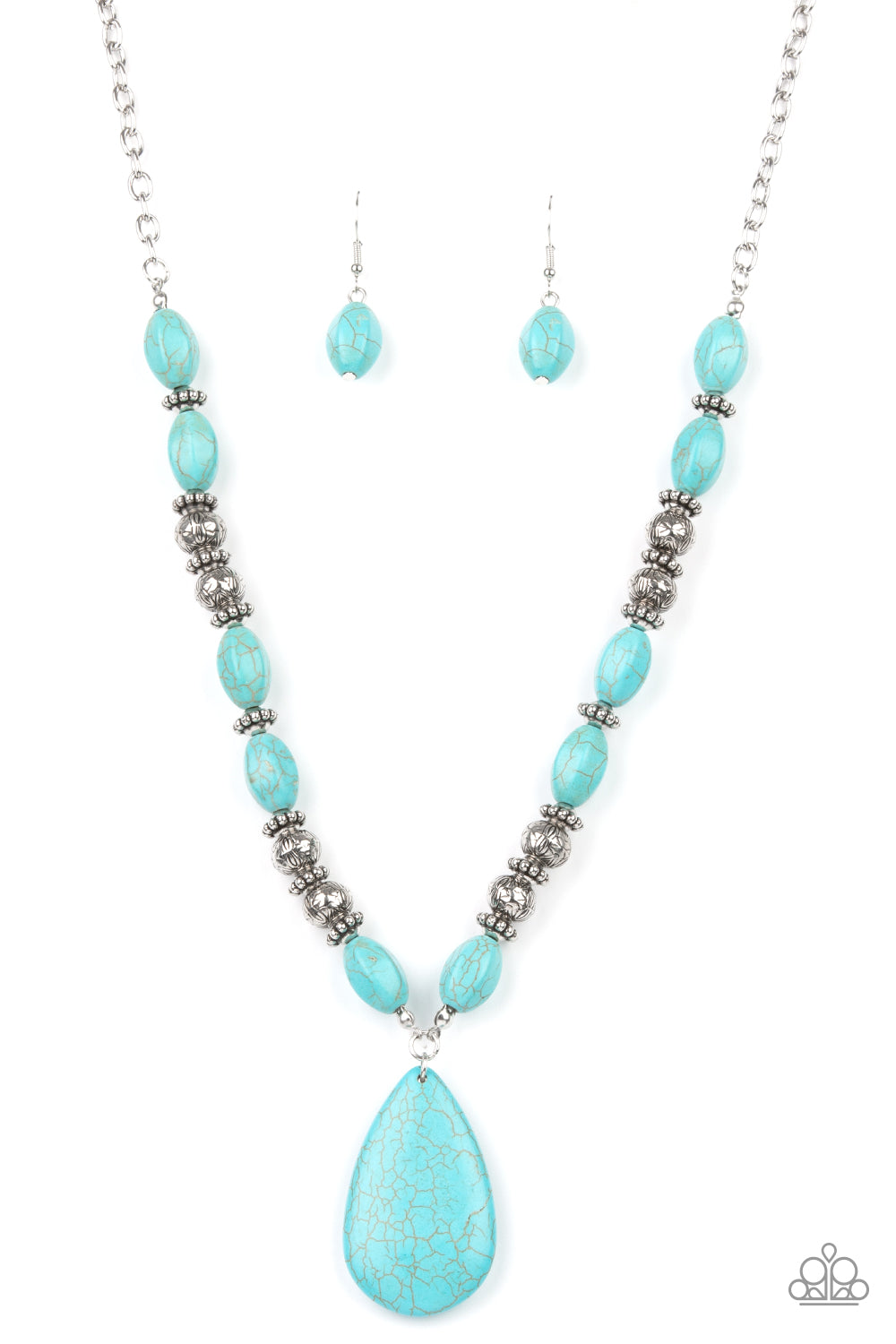 Paparazzi Accessories: Blazing Saddles - Blue Necklace