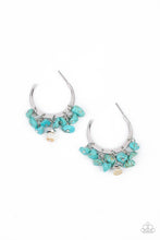 Load image into Gallery viewer, Paparazzi Accessories Gorgeously Grounding - Blue Earring
