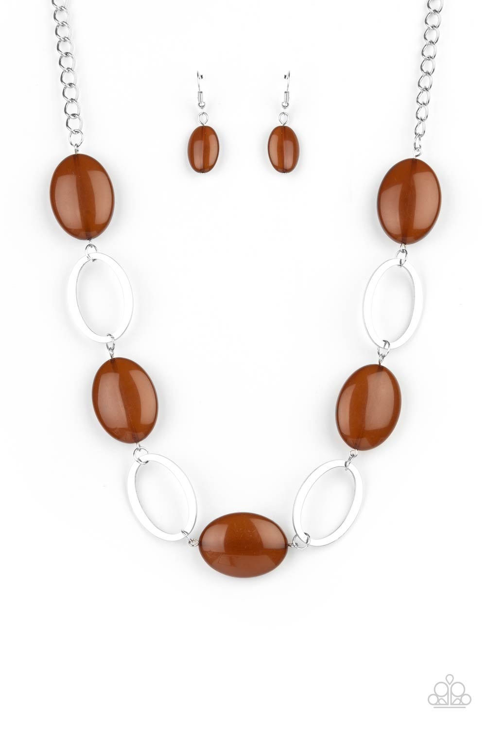 Paparazzi Accessories Beachside Boardwalk - Brown Necklace