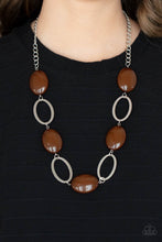 Load image into Gallery viewer, Paparazzi Accessories Beachside Boardwalk - Brown Necklace
