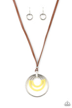 Load image into Gallery viewer, Paparazzi Accessories Hypnotic Happenings - Yellow Necklace
