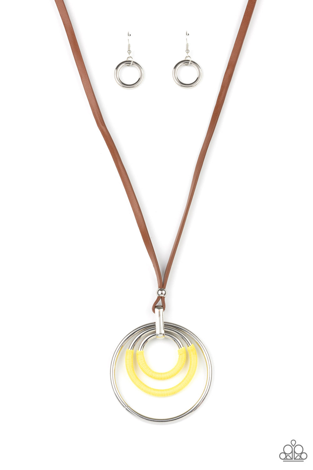 Paparazzi Accessories Hypnotic Happenings - Yellow Necklace