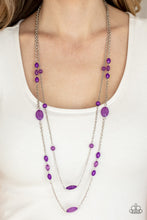 Load image into Gallery viewer, Paparazzi Accessories: Day Trip Delights - Purple Necklace
