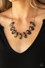 Load image into Gallery viewer, Paparazzi Accessories: Elliptical Episode - Brown Necklace
