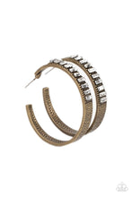 Load image into Gallery viewer, Paparazzi Accessories: More To Love - Brass Earrings
