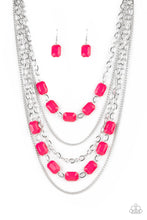 Load image into Gallery viewer, Paparazzi Accessories: Standout Strands - Pink Necklace
