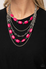 Load image into Gallery viewer, Paparazzi Accessories: Standout Strands - Pink Necklace
