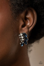 Load image into Gallery viewer, Paparazzi Accessories Flawless Fronds - Blue Post Earring
