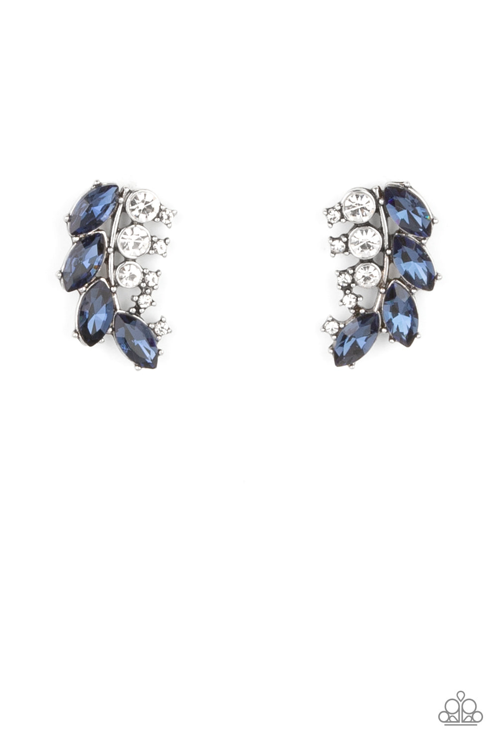 Paparazzi Accessories Flawless Fronds - Blue Post Earring