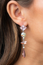 Load image into Gallery viewer, Paparazzi Accessories: Rock Candy Elegance - Pink Earrings

