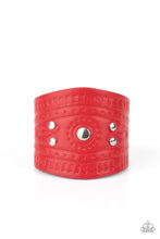 Load image into Gallery viewer, Paparaazzi Accessories; Orange County - Red Bracelet

