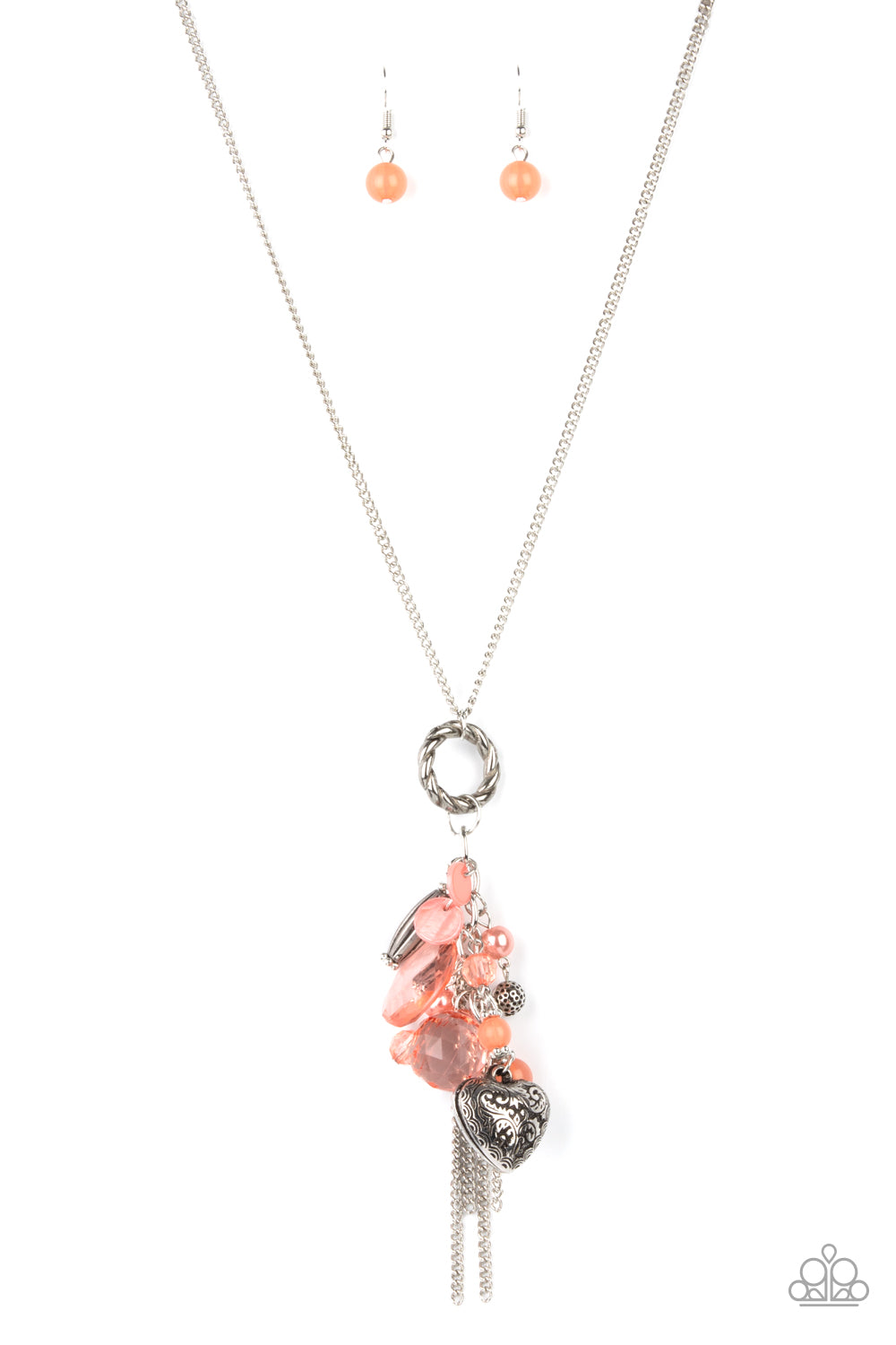 Paparazzi Accessories: AMOR to Love - Orange Necklace