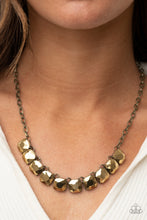 Load image into Gallery viewer, Paparazzi Accessories: Radiance Squared - Brass Necklace
