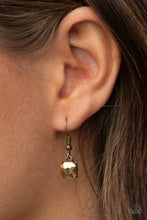 Load image into Gallery viewer, Paparazzi Accessories: Radiance Squared - Brass Necklace
